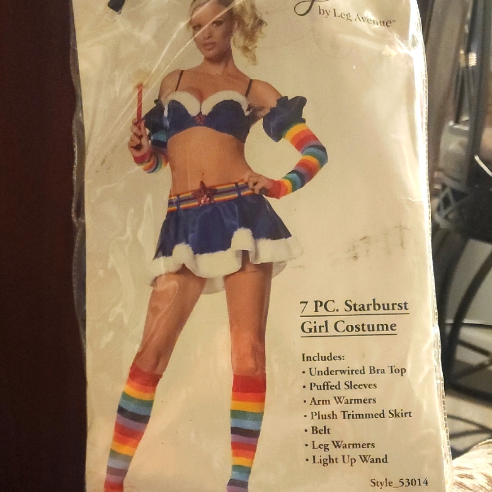Leg Avenue Rainbow Starburst Costume Medium/Large